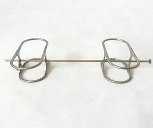 Senaste rostfritt stål bondage återhållsamhetsarm armbåge handbojor manakel handled med lås vuxen slav bdsm produkt sex leksak2313202