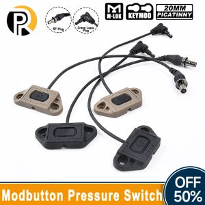 Lights ModButton Remote Pressure Switch SF Plug Mount Rail Adapter Crane Plug Laser Switch för taktisk vapen ficklampa och laser