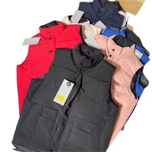 Men's Designer Jacket Gilet Down Woman Vest Feather Filled Material Graphite Gray Black White Blue Pop Couple Coat Red Label Size S M L Xl Xxl