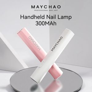 Pennor Maychao Portable Handheld Mini Nail Lamp för alla Gel Polish Quick Dry USB Nail Dryer Machine UV LED Nail Lamp ficklampa