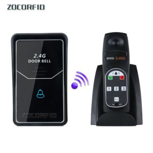 CAR DIY Wireless Audio Intercom Remote Desbloquear 2.4 GHz FullDuplex Intercom Digital Audio Intercom Door Phone
