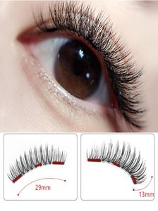 3D magnetic eyelashes With 34 Magnets handmade makeup Mink extended Reusable false eyelashes1729075