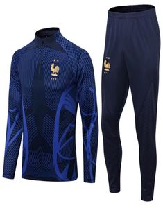 Men football tracksuit France soccer winter training suit long sleeve sur maillot de foot 2023 2022 Italy sportswear set t5378915