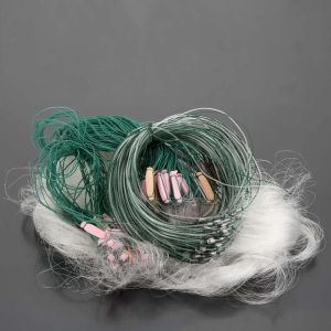 Accessori Lixada Fishing Mesh Net 25m 3 strati Monofilamento Gill Gill Rete Net Net Net Pesce con attrezzatura per attrezzatura per pesca a galleggiante