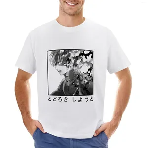 Tops cerebbe da uomo T-shirt Todoroki Shoto t-shirt shioring shirt personalizzato per uomini