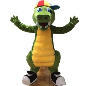 2024 Performance Crocodile Mascot Costume Dress Dress For Men Women Halloween Outdoor Ditit Suit de traje para ternos de publicidade