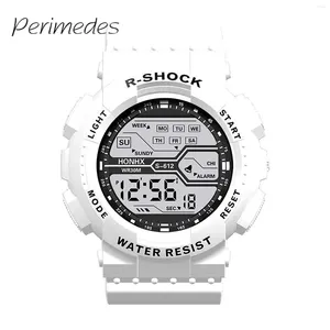 Zegarek LED Digital zegarek na rękę Digital Watch Różnorodność stylów Cool Sport Elektroniczne zegarki 2024 z przyciskami Summer Waterproof ELOOJ HOMBRE