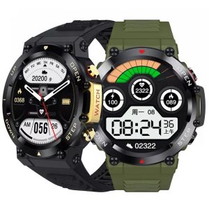 Kontrolle AK45 Smart Watch Men BT Blood Sauerstoff Monitor IP67 wasserdicht 400 mAH Großer Batterie Outdoor Sport Fitness Smartwatch