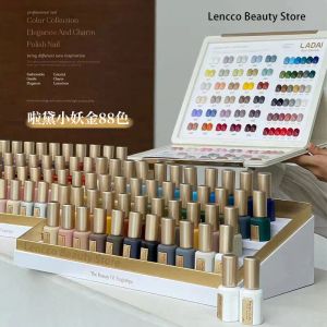 KITS LECCCO 88PCS GEL GEL POLACCHIO DELLA MANICURE IBRIDE LACQURE CON CARTO A COLORE SEME PERMANE AMTALE OFF GEL UV GEL UVE GEL KIT VARNA CATTO