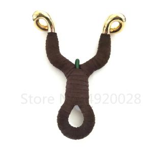 Arrow High Quality Stainless Steel Outdoor Hunting Slingshot High Power Traditional Handmade Cold Bent Brass Fish Slingshot Shooting