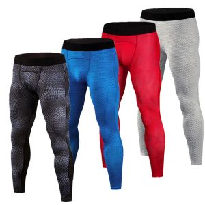 Drespants 2021 Nowe męskie legginsy kompresyjne węża skóra drukowana sporty gimnastyczne fitness męsne spodnie ciasne spodnie capris spodnie dresowe spodnie