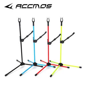 Arrow Arco e flecha Recurve Stand dobrável de fibra de vidro de fibra de vidro para caça Acessórios para arco e flecha esportivo ao ar livre