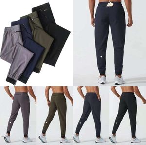 LL Men's Jogger Long Pants Sport Yoga Outfit Quick Dry Drawstring Gym Pockets Sweatpants Trousers Mens Casual Elastic Waist fitness Designer Fashion Clothing 3465