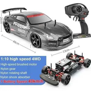 Electric/RC Car 1 10 70km/h High-speed Drift Remote Control Car 2.4g 4wd Rc Off-road Vehicle Dual-speed Rc Car Childrens Christmas Gift 240424