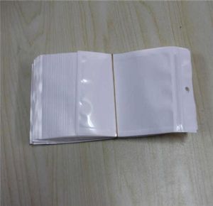 1220cm Clear White Pearl Plastic Poly Opp Packing Zipper Pacotes de varejo de zíper de joias Food Food PVC Plástico Saco 1018cm 7512cm7798225