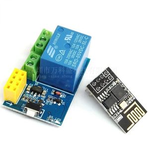 2024 ESP8266 ESP-01 5V WIFIリレーモジュールスマートホームリモートコントロールスイッチ電話アプリESP01 ESP8266 ESP-01用ワイヤレスWiFiモジュール