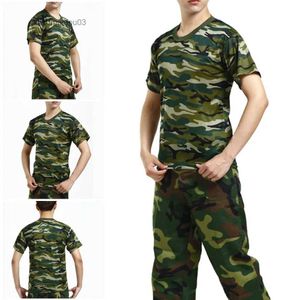 Herr t-shirts kamouflage taktisk skjorta kort ärm män snabb torr strid t-shirt militär armé t shirt camo utomhus vandring jakt tröjor2404