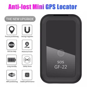 Tillbehör Mini Car Tracker GF 09 19 20 21 22 Magnetic Car GPS Locator Antilost Recording Tracking Device Kan Voice Control Phone WiFi LBS