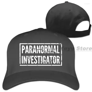 Ballkappen paranormaler Ermittler - Ghost Haunted Geschenkgeister Baseball Mütze Frauen Frauen Trucker Hüte Mode verstellbar