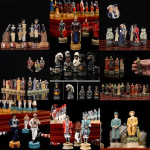 Sets Characterthemed Chess Only Chess Pieces, No Chessboard, Puzzle Chess Games on The Table, Various Themes Luxury Knight Wars