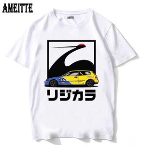 Men's T-Shirts JDM Civic EG Hatchback Spoon Sports Apparel T-Shirt New Men Short Slve Anime Cartoon Art Tshirts Boy Casual t-shirt Ts T240425
