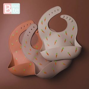 5Pc Silicone Bibs Baby Feeding Tableware Saliva Towel Waterproof Kid Bandana Burp Cloth Drooling Scarf Nurse Gifts 240422