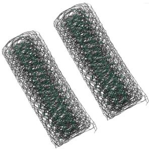 Decorative Flowers 2 Rolls Floral Wire Netting Green Chicken Net Arrangement