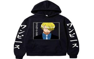 Anime One Piece Hoodie Men039S Harajuku Pullover Vinsmoke Soworkshirts Soworkshirts Longa Longa Capuz de Streetwear Logo Tops Y12015825028