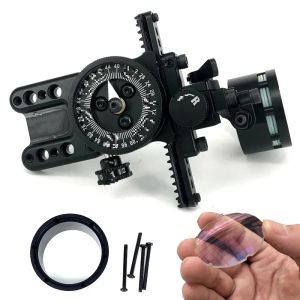 Darts Archery Compound Bow Sight Adapter Aluminium kan lägga till linslegering Bow Sight Outdoor Sports Target Syftande skjuttillbehör