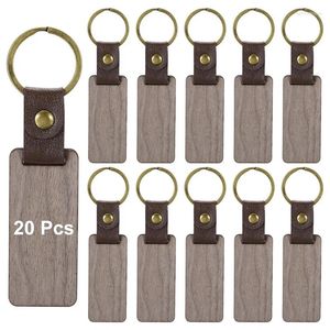 Keychains Wooden Keychain Blanks Personalized Tags Small Key Chain Bulk For Laser