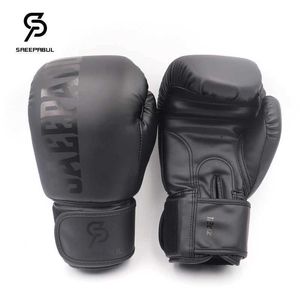 Protective Gear Boxing Gloves 8 10 12 14OZ PU Leather Muay Thai Barrel De Boxeo Sanda Free Fighting MMA Taekwondo Training Gloves 240424