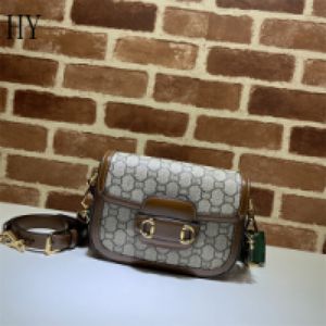 Designer Luxury Mini Bag 2WAY crossbody Bag 658574 Hor bit SHOULDER BAG IN BROWN 7A best quality