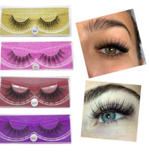 Private Label Makeup Natural Mink Eyelashes Wispy False Faux Cils Reusable Fake Fluffy Lashes Vendor Maquiagem Silk Lash Supplies 1831736