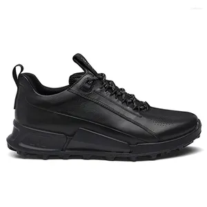 Scarpe casual vera pelle uomo in pelle lussuosa trekking atletica sneaker elegante camminata esterna estate vuota traspirante leggero traspirato