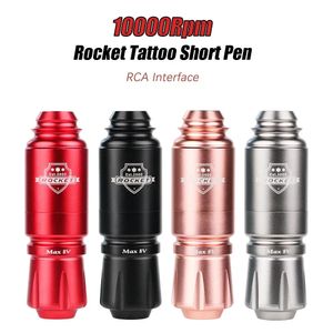 Rocket Rotary Tattoo Penna per tatuaggio per tatuaggio a cartuccia per principianti mitragliatrici RCA jack permanente trucco body art tatuaggio fornitura 240416