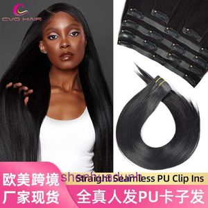 100% Human Hair Full Lace Wigs Wig Clip In Head