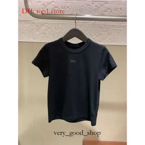 Camiseta de verão sólida para feminino letra de roupa impressão o-gola o-shirt shirt femme colheita casual solta top 100% algodão 7538