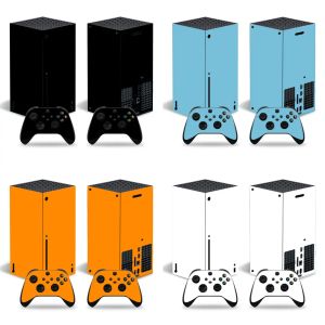 Stickers MATTE Black Blue Red Sticker Decal Cover for Xbox Series X Console and 2 Controllers Xbox SeriesX Skin Sticker Vinyl XSX skin