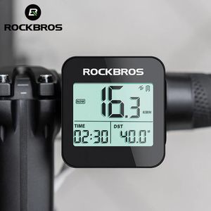 Rockbros Bike Computer GPS Tachometer Straße MTB wasserdichte automatische digitale Stoppuhr -Kreislaufmesser 240416