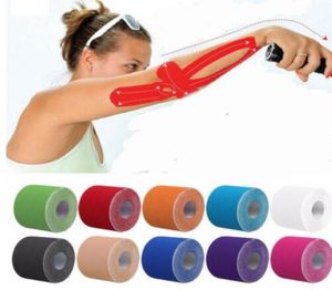Kinesio Tape Bandage Sports Kinesiology Tape Roll Elastyczne obciążenie klejenia Uraz Mięsień Naklejka Kinesiologia KKA44347853995