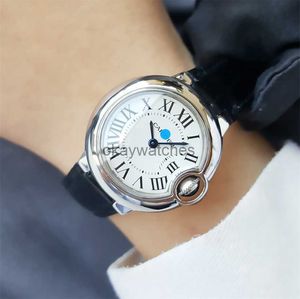 Dials Working Automatic Watches carter blue balloon series precision steel automatic mechanical womens waterproof W 6 9 0 1 8 Z 4