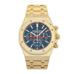 Relógios de luxo suíços AP AUTOMÁTICO ADUDEMAR PIGUE ROYAL OAK CHRONO AUTO ORO GALLO UOMO RELISÃO 26320BA.OO.1220BA.02 HBPP