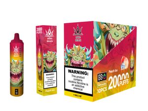 Bang Beach 20000 Puffs Populära varumärke Vape Crystal Mini Randm Electronic 20K 25K Puff Vaporizer Bar RGB Flash Factory Wholesale Digital Box E billiga ångor