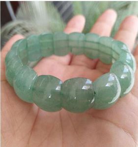 Biżuteria Naturalna brześniczka Jade ręcznie robiona bransoletka Lucky Amulet Men Men Kobiet biżuteria 8482538