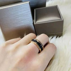 Clusterringe Bulgarische S925 Silberkeramik Schmuck Liebes Designer Ring Männer für Frauen Geschenkvergütung Statement Ring 20 Color280L