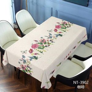 Decorações de festas de pano de mesa Mantel antimanchas Individível para Mesa nappe retangular Mariage 41nkajmd01