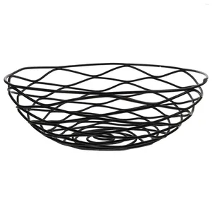 Dinnerware Sets Wire Fruit Plate Vegetable Storage Basket Bread Baskets Serving Bulk Iron Metal Decor