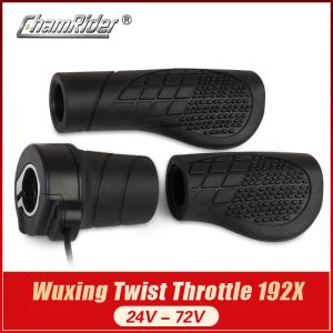 Aksesuarlar 24V / 36V / 60V / 72V Ebike Wuxing Markası 192X için Yüksek Kaliteli Yarım Twist Grottle