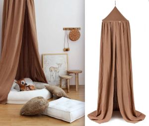 Sets Babybett -Baldachin Vorhang Cunas Para El Bebe Baby Moskitonetz für Krippen Hung Dome Bettwäsche Mädchen Prinzessin Mücken Net Room Dekor