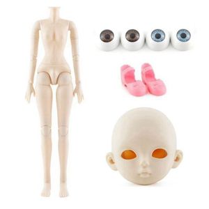 BJD Doll Body 21 مشتركًا في العضلات البيضاء 60 سم عمل دمية DIY دمية DIY DIL